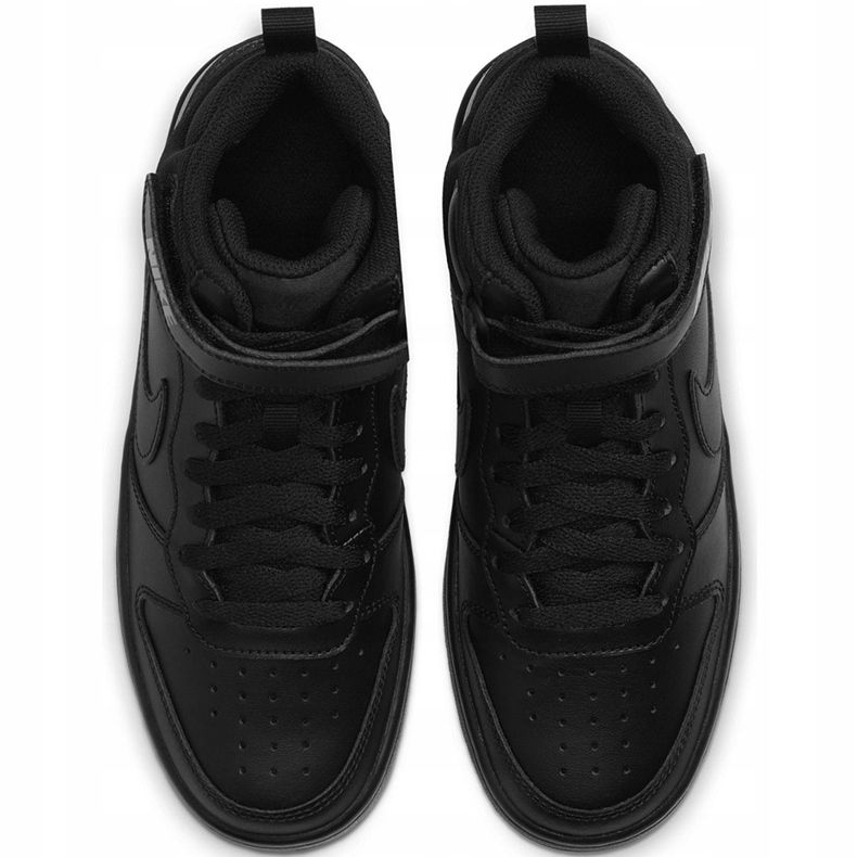 Nike Court Borough Mid 2 dječje cipele crne CD7782 001 crno 1