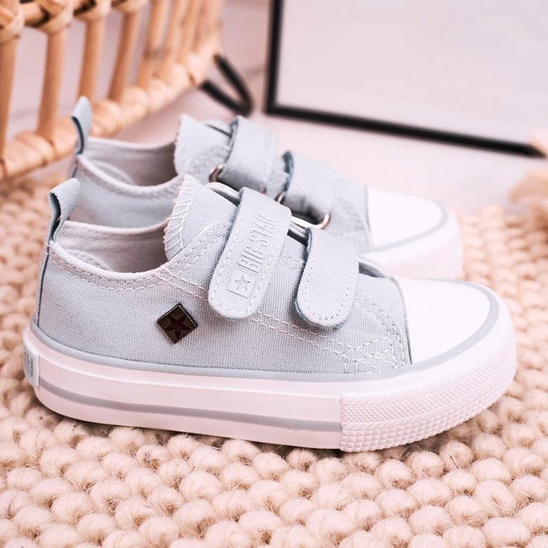 Dječje niske tenisice s čičkom Big Star HH374100 Plava 2