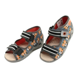 Befado žute dječje cipele 350P016 naranča siva 3