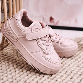 Apawwa Dječje sportske cipele s čičak ružičastim prozračnim ružičasta 2