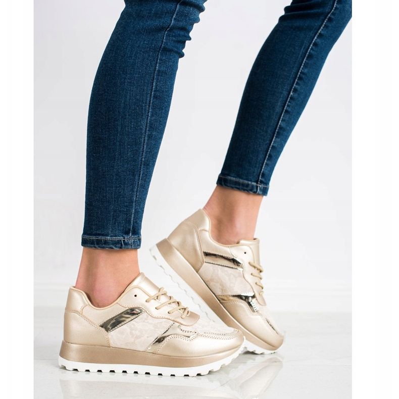 Bestelle Elegantne tenisice bež 2