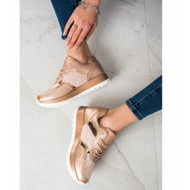 Bestelle Elegantne tenisice bež 1