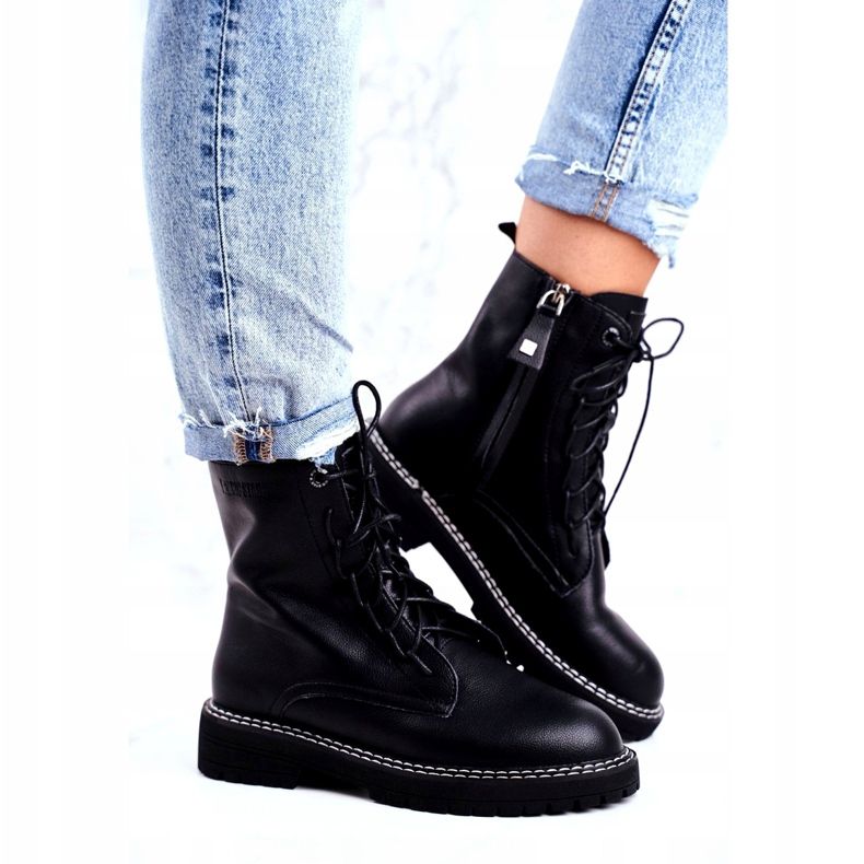 Ženske čizme Big Star Black GG274596 crno 1