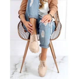 Natikače s visokim potplatom NC1120 Bež 2