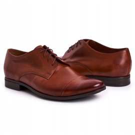 Bednarek Polish Shoes Muške papuče Bednarek od smeđe kože, smeđe boje smeđa 3