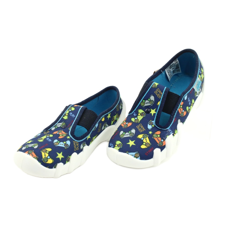 Befado dječje cipele 290X215 mornarsko plava plava siva žuta boja 2
