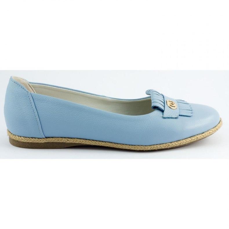 Bastek ženske balerinke s resama plave boje plava 1