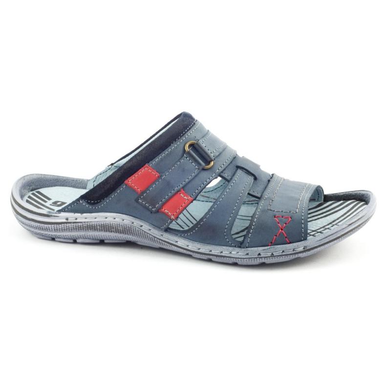 324 tamnoplave muške papuče mornarsko plava 1