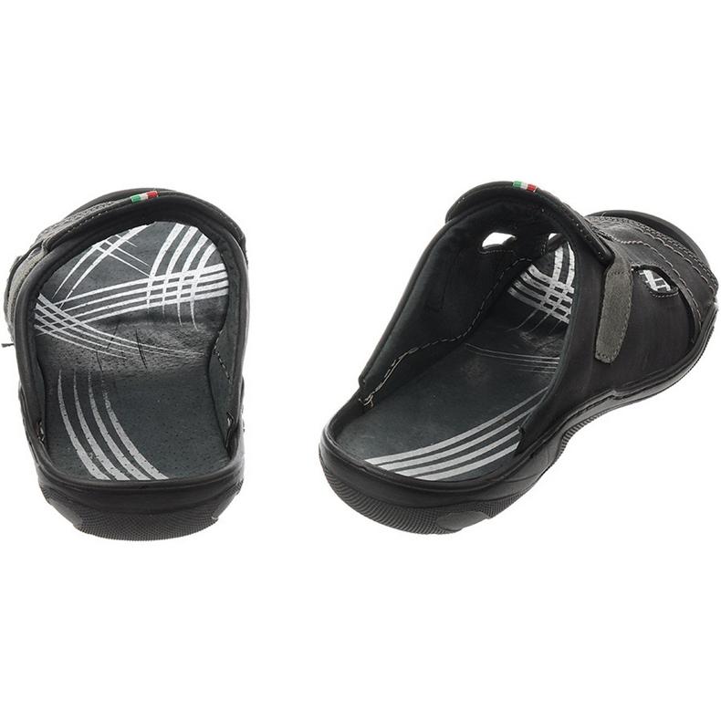 Crne papuče za muškarce 307 crna 1