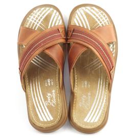 Muške papuče 330 smeđe smeđa 1