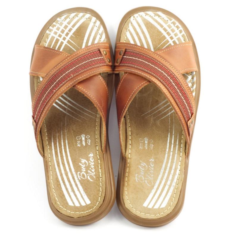 Muške papuče 330 smeđe smeđa 1