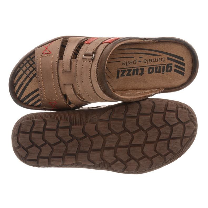 324 smeđe muške papuče smeđa 1