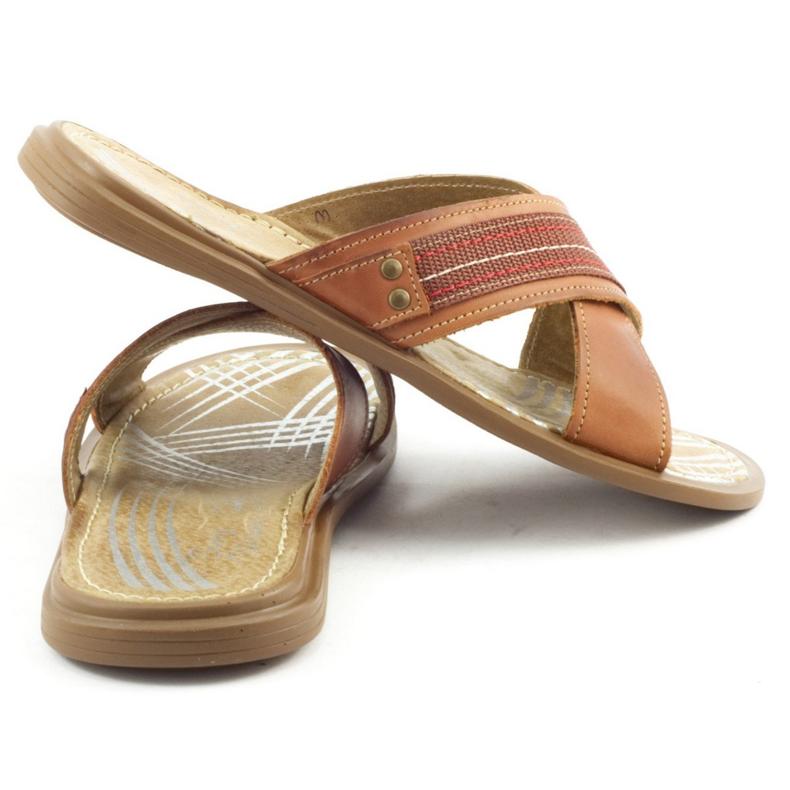 Muške papuče 330 smeđe smeđa 2