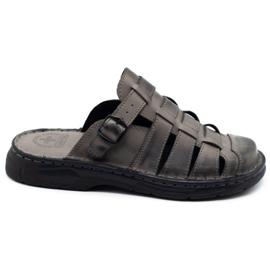 ŁUKPOL Muške papuče 860 sive boje siva 1