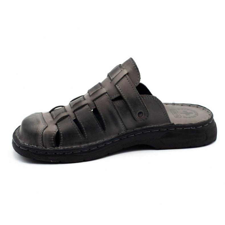 ŁUKPOL Muške papuče 860 sive boje siva 2