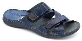 Polbut Muške papuče mornarsko plave boje SA06 tamnoplava 1