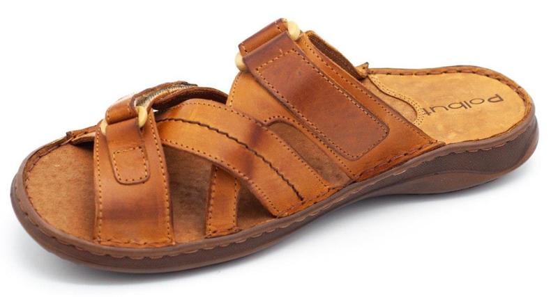 Polbut Muške papuče SA06 crvene naranča 2