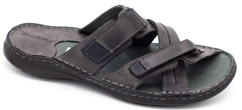 Polbut Sive SA06 muške papuče siva 1