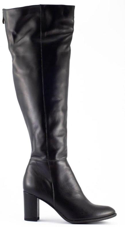 Saway Ženske čizme na stupu 2564 crne crna 1