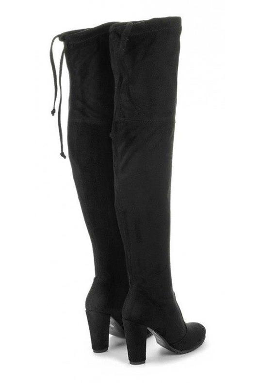 Saway Crne čizme za žene na pošti KM229 crno 2