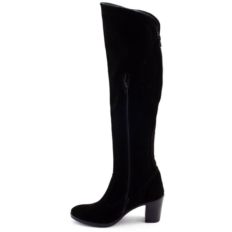 Olivier Izolirane čizme Agnes na crnom stupu crna 1