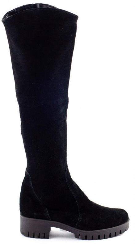 Olivier Ženske T čizme s crnim potpeticama crna 1