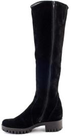 Olivier Ženske T čizme s crnim potpeticama crna 2