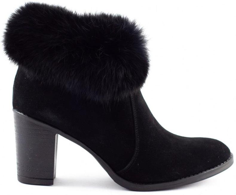 Olivier Crne izolirane čizme Maia s krznom crna 1