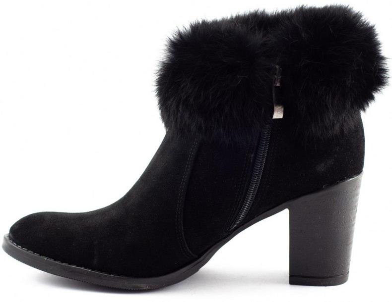 Olivier Crne izolirane čizme Maia s krznom crna 2