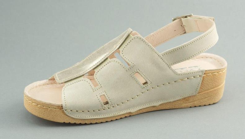 Tyche Ženske sandale 584 svijetlo bež 2