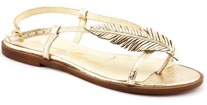Ženske sandale 621 zlato zlatni 2