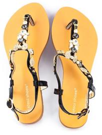 Crne sandale 6506 za žene crna 2