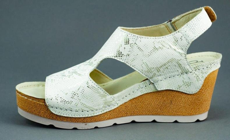 Dolce Pietro Klinaste sandale 0888Z bijele i srebrne višebojan 2