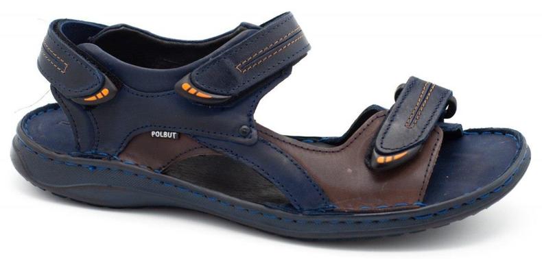 Polbut Sandale SA04 tamnoplave sa smeđom raznobojna 1
