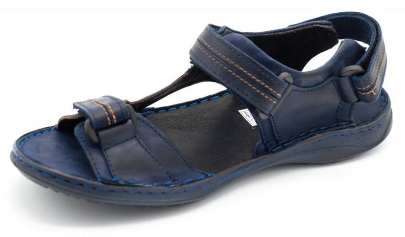 Polbut Sandale SA04 tamnoplave sa smeđom raznobojna 2