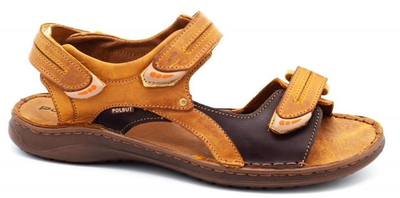 Polbut SA04 crvene sandale narančasta 1