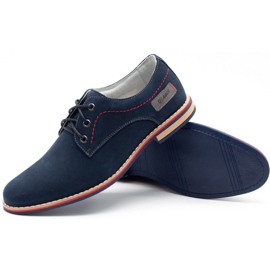 ABIS Kožne muške cipele 4149 GR / B mornarsko plava raznobojna 3