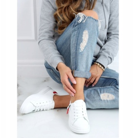 Ženske tenisice bijele i crvene LA132P Crvene bijela crvena 2