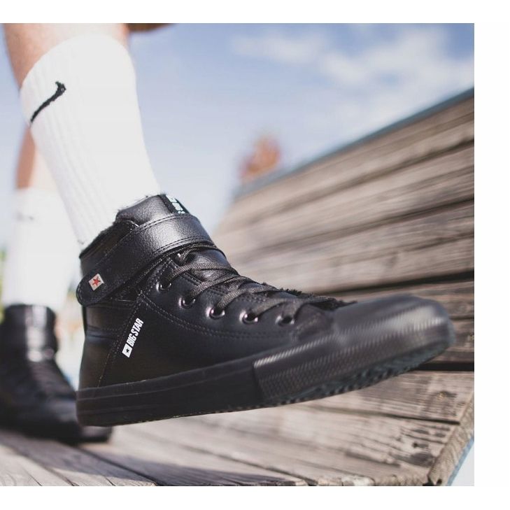 Muške visoke tenisice Big Star Black Y174020 crno 1