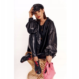 Ženske kožne tenisice Big Star EE274303 Crne crna 2