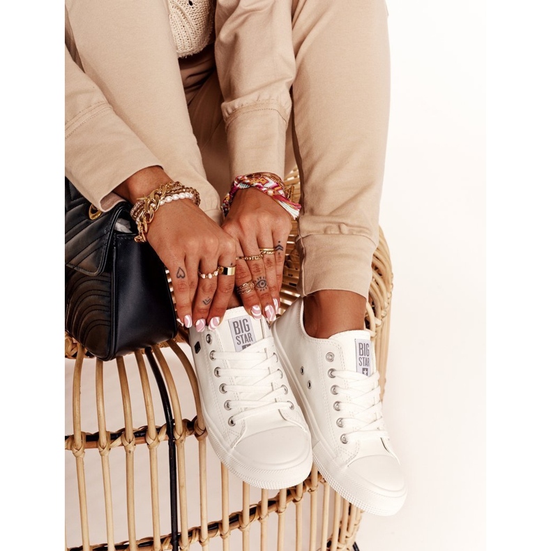 Ženske tenisice Big Star White V274869 bijela 2