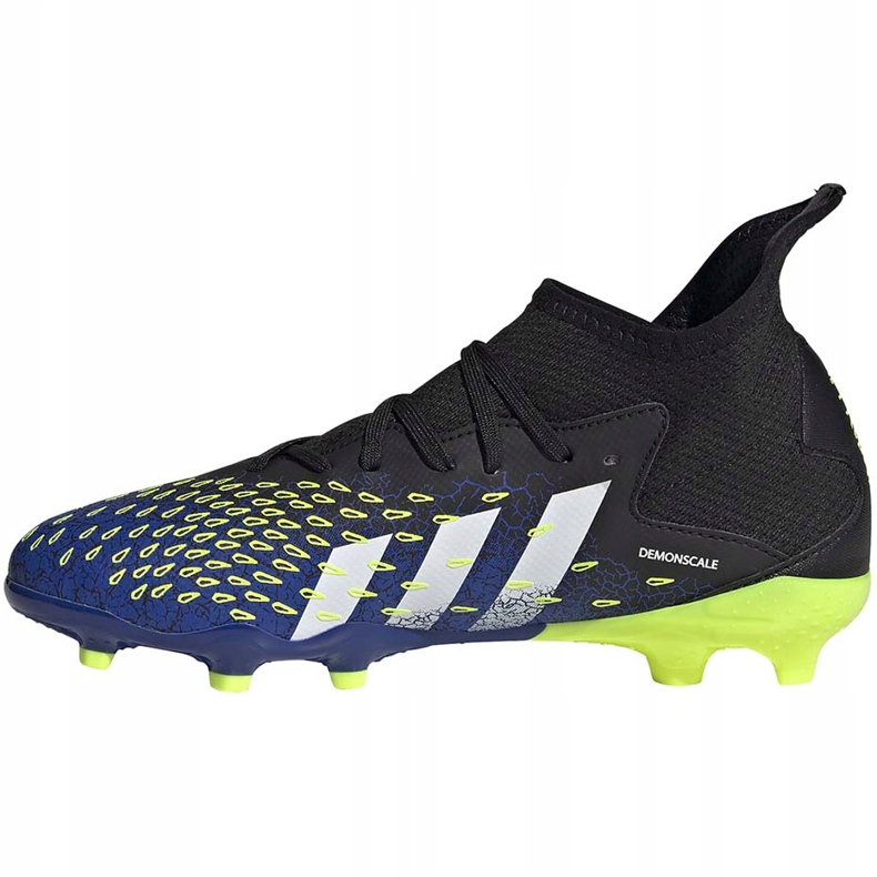 Kopačke adidas Predator Freak.3 Fg Junior tamnozelene FY0613 crno crno 1