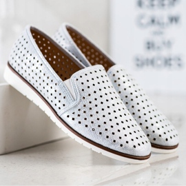 Kylie Sjajni ažurni sliponi srebro 1