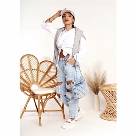 Ženske tenisice Slip-on Big Star FF274219 Bijele bijela 1