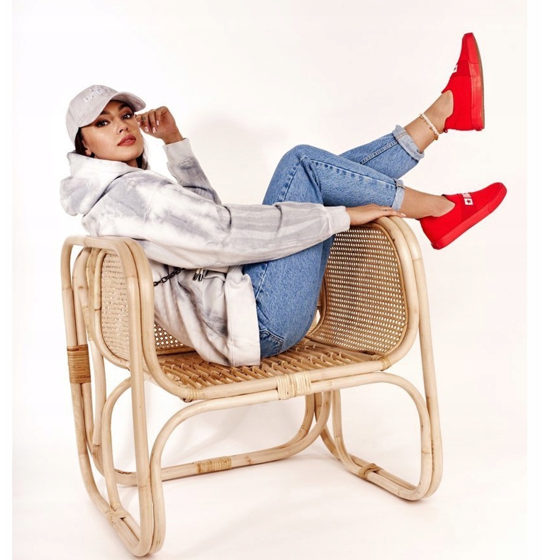 Ženske tenisice Slip-on Big Star FF274220 Crvene crvena 1