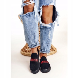 Ženske tenisice Slip-on Big Star FF274221 Crne crno 2