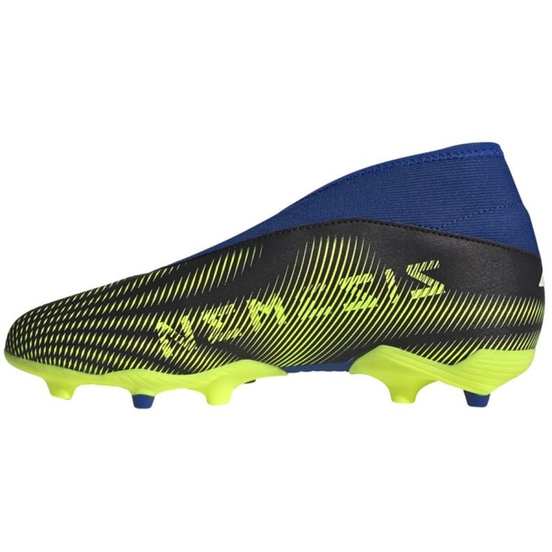 Adidas Nemeziz.3 Ll Fg Jr FY0819 kopačke bijela, crna, plava, žuta crna 1