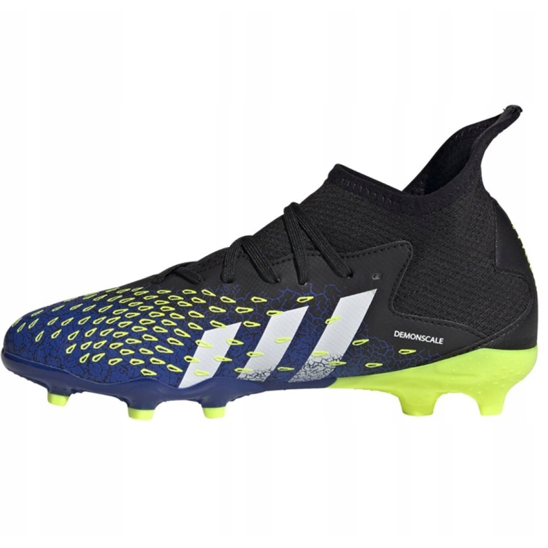 Adidas Predator Freak.3 Fg Jr FY0613 kopačke bijela, crna, kraljevska crna 1