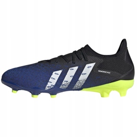 Adidas Predator Freak.3 L Fg M FY0615 kopačke bijela, crna, kraljevska crna 1