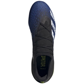 Adidas Predator Freak.3 L Fg M FY0615 kopačke bijela, crna, kraljevska crno 2